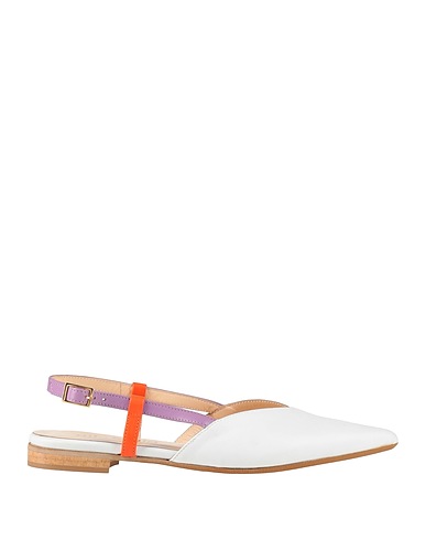 NILA & NILA Ballerine Bianco Pelle