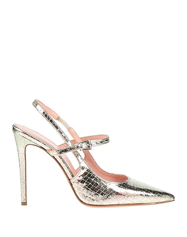 ANNA F. Court Platinum Leather