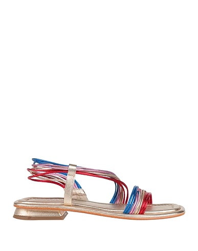 EMANUÉLLE VEE Sandals Red Leather