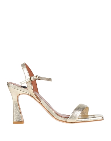 ÁNGEL ALARCÓN Sandals Platinum Leather
