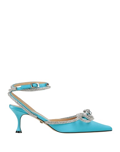 MACH & MACH Pump Sky blue Textile fibers