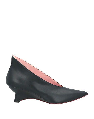 LES AMARANTI Court Black Calfskin