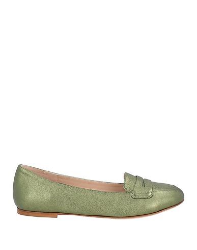 STATUS Loafers Military green Leather