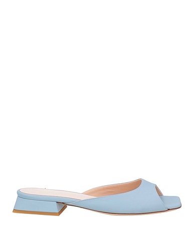 ANNA VIRGILI Sandals Sky blue Calfskin