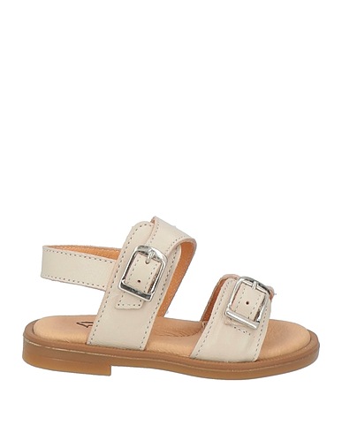 PLATIS Sandals Beige Leather