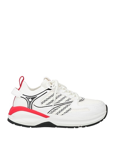 DSQUARED2 Sneakers Weiß Gewebefasern, PVC - Polyvinylchlorid