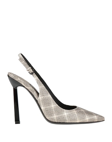 FERRAGAMO Pump Platinum Calfskin