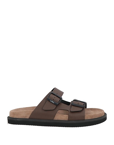 HOGAN Sandalen Schokobraun Leder