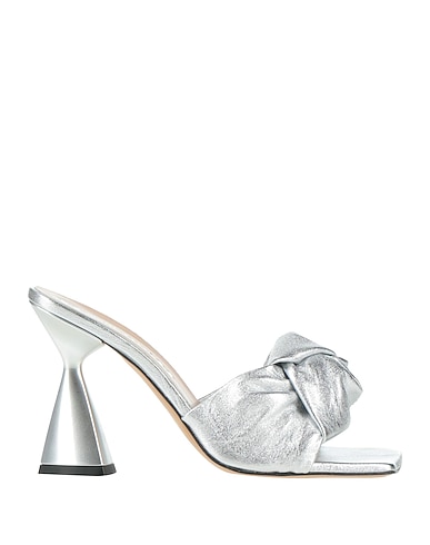 MARC ELLIS Sandals Silver Leather