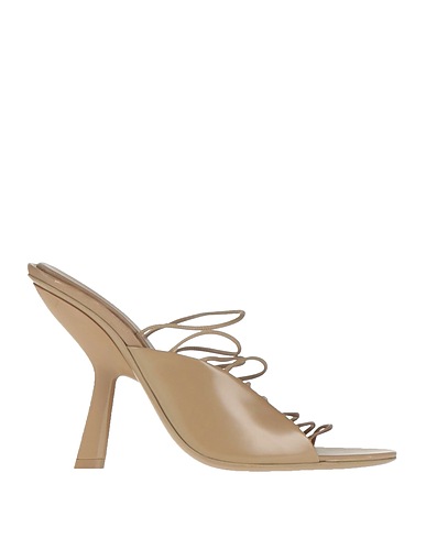 FERRAGAMO Sandalen Khaki Lammleder, Kalbsleder
