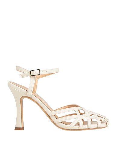 NILA & NILA Sandals Ivory Synthetic fibers