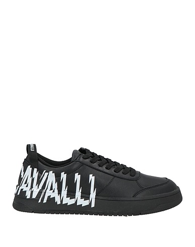 JUST CAVALLI Sneakers Black Leather
