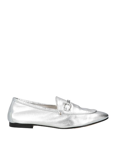 J.A.P. JOSE ANTONIO PEREIRA Loafers Silver Leather
