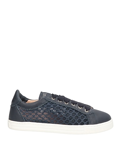 AGL Sneakers BLU NOTTE Leather, Textile fibres