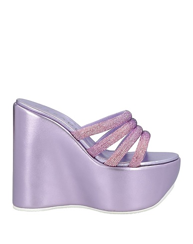 CASADEI Sandals Mauve Leather