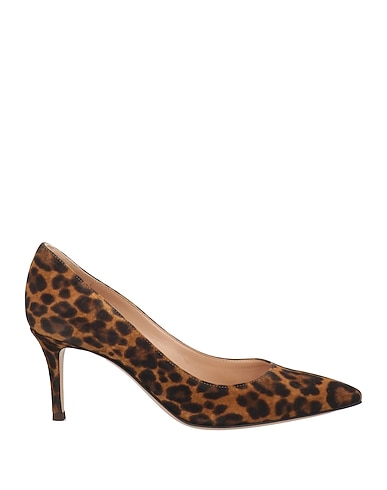 GIANVITO ROSSI Court Camel Leather