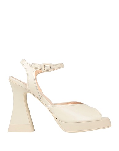AGL Sandals Ivory Leather