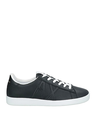ARMANI EXCHANGE Sneakers Black 100% Cow leather, Polyester