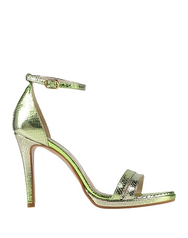 NILA & NILA Sandals Light green Synthetic fibers