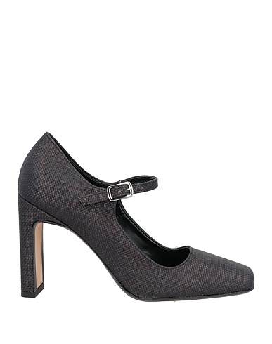 NILA & NILA Court Black Natural raffia