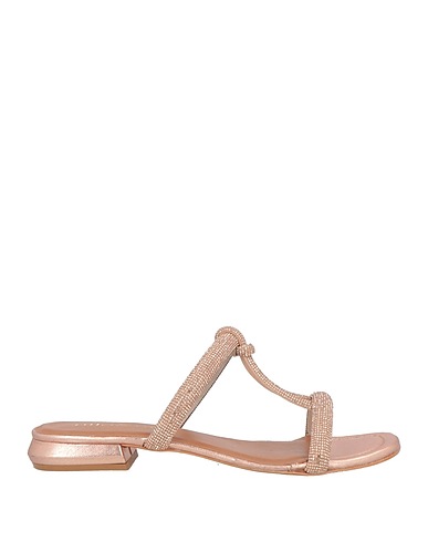NILA & NILA Sandals Rose gold Synthetic fibers