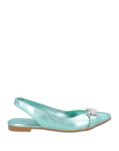 NILA & NILA Ballerine Turchese Pelle
