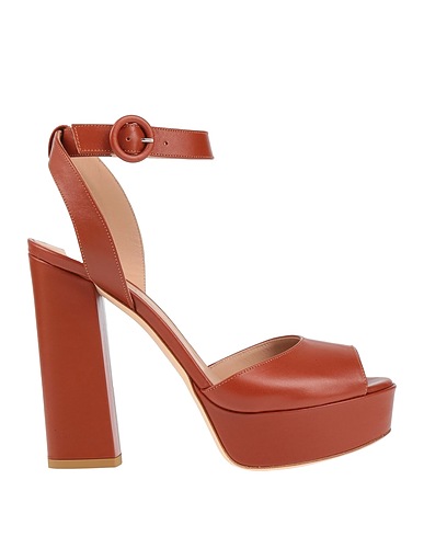 SERGIO LEVANTESI Sandals Brown Leather