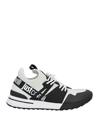 JUST CAVALLI Sneakers Ivory Textile fibers