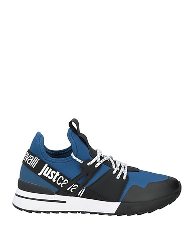JUST CAVALLI Sneakers Blue Textile fibers