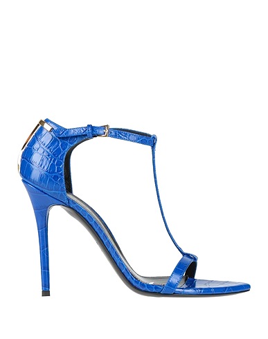 TOM FORD Sandals Bright blue Calfskin