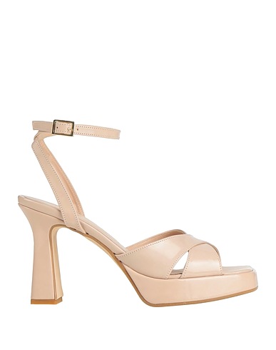 NILA & NILA Sandals Blush Textile fibers
