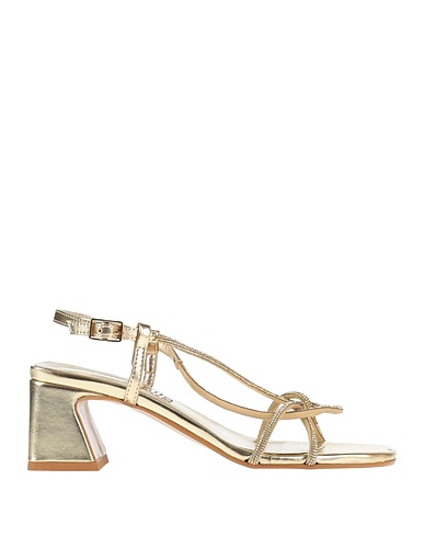 NILA & NILA Sandals Platinum Textile fibers