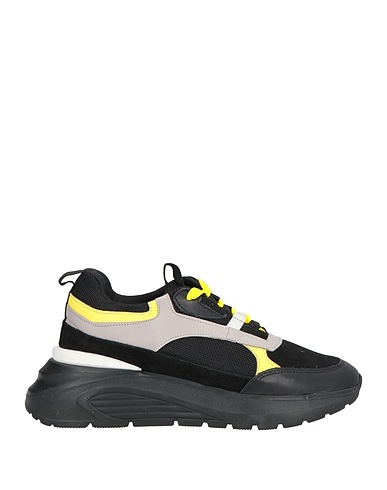 NILA & NILA Sneakers Schwarz Leder, Gewebefasern