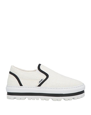 MSGM Sneakers Ivory Textile fibres