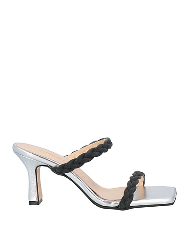 NILA & NILA Sandals Charcoal Textile fibres