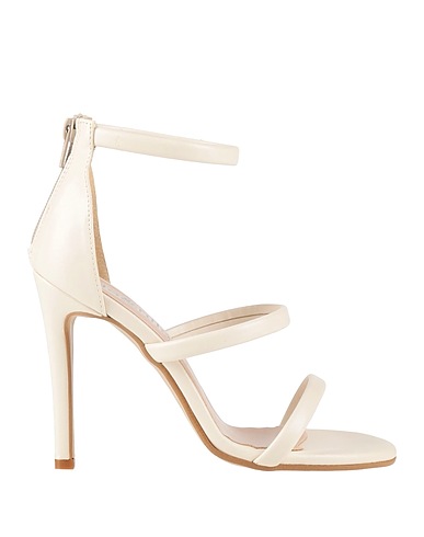 NILA & NILA Sandals Off white Textile fibres