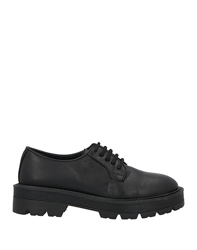 PIXY Laced shoes Black Textile fibres
