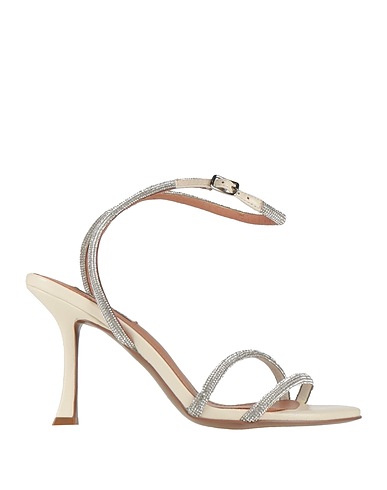 BIBI LOU サンダル オフホワイト 紡績繊維