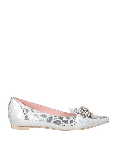 RAS Loafers Silver Leather