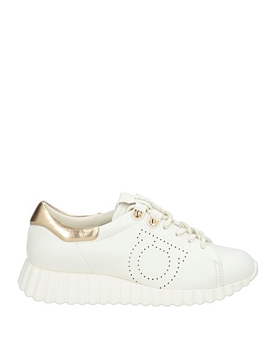 FERRAGAMO Sneakers White Calfskin