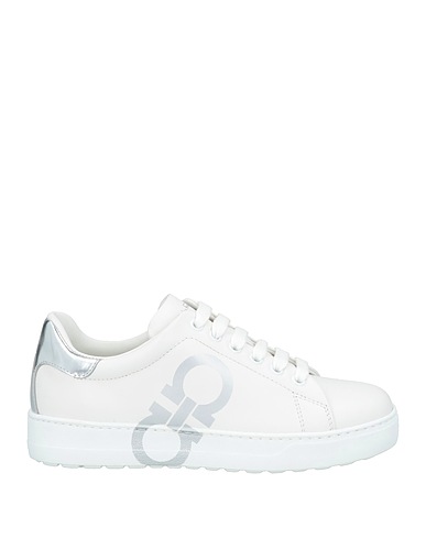 FERRAGAMO Sneakers White Calfskin