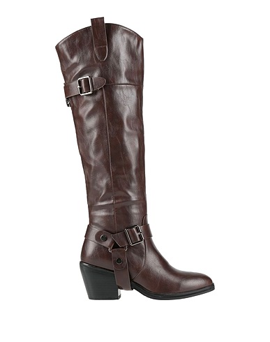 LUCIANO BARACHINI Boots Chocolate brown Textile fibers