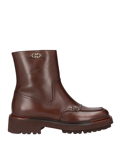FERRAGAMO Ankle boot Brown Leather