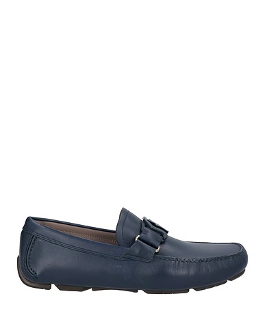 FERRAGAMO Loafers Navy Calfskin