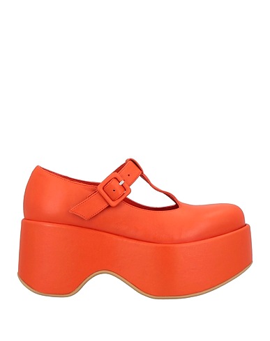 PALOMA BARCELÓ Pump Orange Leather