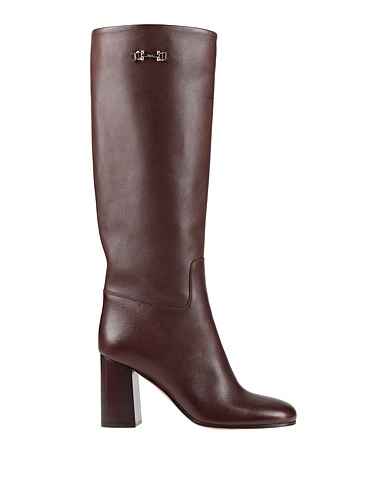 FERRAGAMO Boots Dark brown Leather