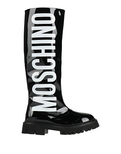 MOSCHINO Boots Black Textile fibres