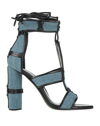 TOM FORD Sandals Leather, Textile fibers
