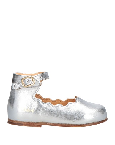 CHLOÉ Ballet flats Silver Leather