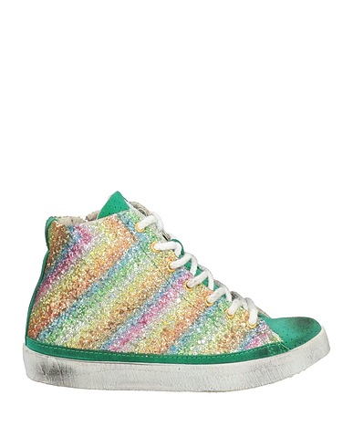 2STAR Sneakers Green Leather